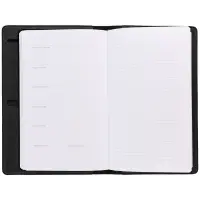 Еженедельник-портфолио Remini, недатированный, черный