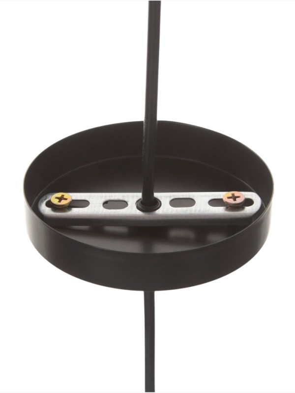 Светильник "Стрекозы" 1х40Вт Е27 черный 14х14х22+100см