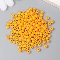 Бисер стекло 6/0 "Морковный" 15 гр