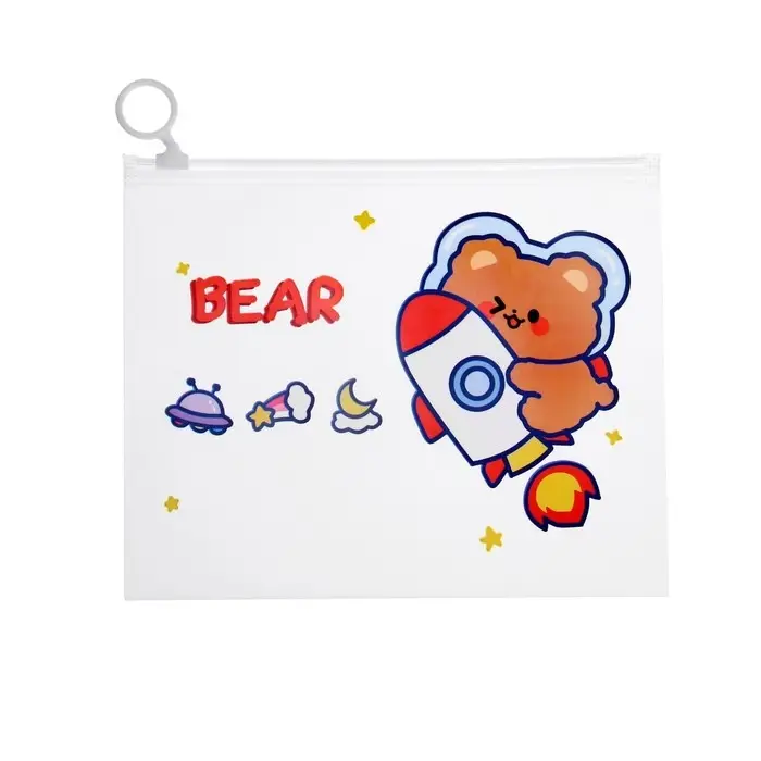 Папка на молнии А5 "Космонавты", МИКС