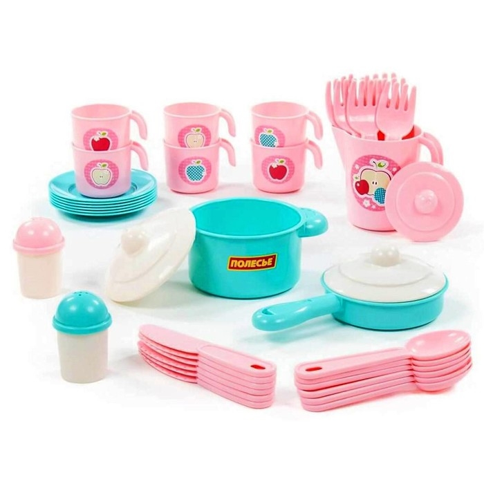 Набор детской посуды &laquo;Настенька&raquo; на 6 персон, 38 элементов