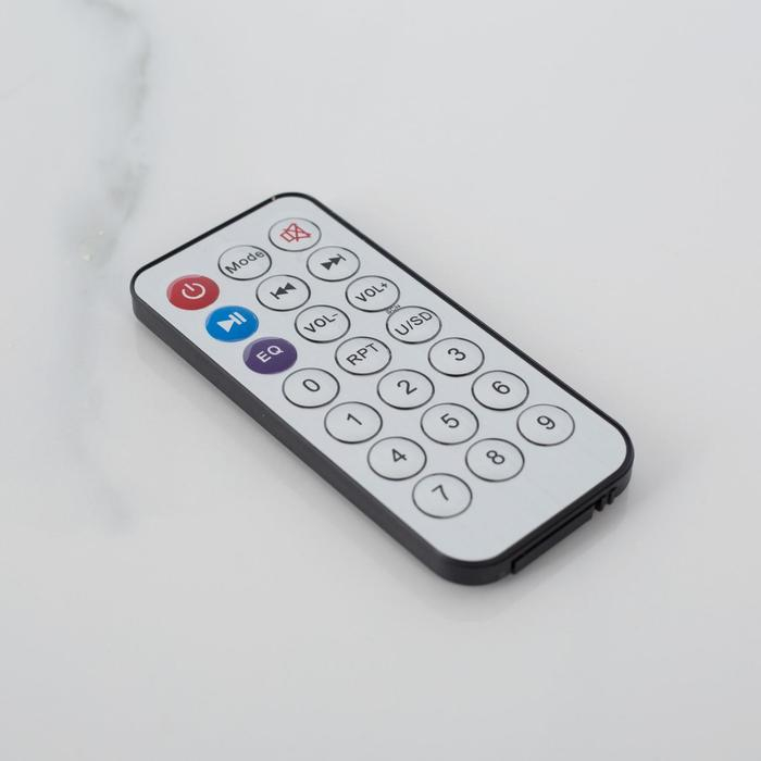 Световой прибор &laquo;Хрустальный шар&raquo; 17.5 см, динамик, свечение мульти, 220 В