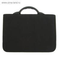 Портфель деловой 380 х 270 х 150 мм, текстильный, 3 отделения, К 1С14 "Павловск", чёрный