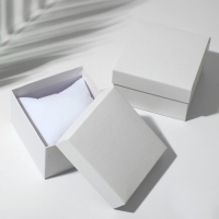 Коробочка подарочная под часы &laquo;Минимал&raquo;, 9&times;9 (размер полезной части 8,3&times;8,3см), цвет белый