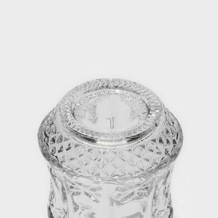 Набор баночек стеклянных для специй с пробковой крышкой Доляна &laquo;Парфе&raquo;, 50 мл, 4,9&times;8,3 см, 12 шт