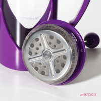 Чайник заварочный френч - пресс Доляна &laquo;Комплимент&raquo;, 350 мл, стекло, цвет фиолетовый