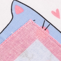 Набор носовых платков Крошка Я "Зверята" 21*21 см-12 шт, цв. МИКС, 100% хл