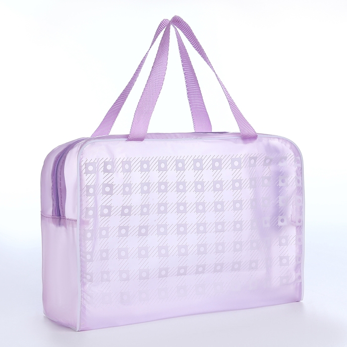 Косметичка на молнии, цвет розовый