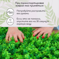 Декоративная панель, 60 &times; 40 см, &laquo;Высокий мох&raquo;, Greengo