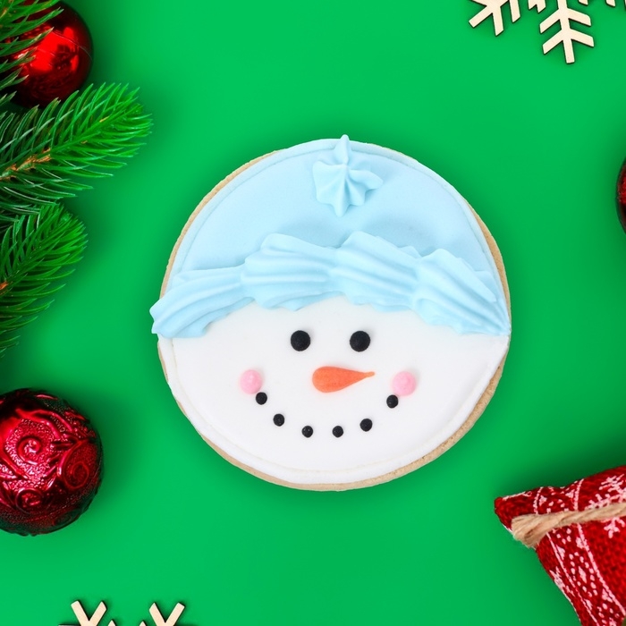 Новый год. Печенье ванильное &laquo;Зимнее ассорти&raquo; 35 гр (1кор=15 шт)