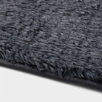 Набор ковриков для ванной и туалета Доляна &laquo;Пушистик&raquo;, 2 шт, 40&times;50, 50&times;80 см, цвет серый