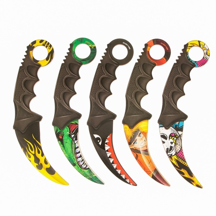 Деревянное оружие, детское сувенирное &laquo;Керамбит 2&raquo;, МИКС, , 6,3 х 19 см