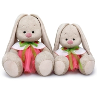 Мягкая игрушка &laquo;Зайка Ми&raquo;, в юбке и воротнике с клубничками, 18 см
