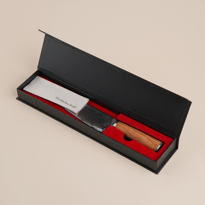 Нож кухонный SL Home &laquo;Оливия&raquo;, шеф, лезвие 16 см, дамасская сталь, цвет коричневый