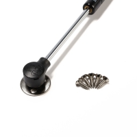 Газлифт 100N CAPPIO, с доводчиком, бесшумное открывание/закрывание, черный