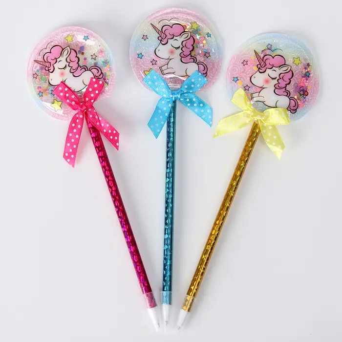 Ручка &laquo;Единорожек&raquo;, синие чернила, МИКС