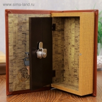 Шкатулка книга - сейф &laquo;Россия&raquo;, дерево, 21&times;13&times;5 см