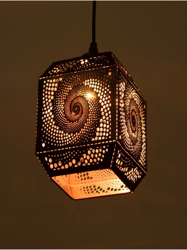 Светильник "Кэлшот " (Вихрь) 1х40Вт Е27 черный 13х13х20+100см