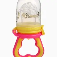 Ниблер (соска для прикорма), с силиконовой сеточкой "Принцесса", цвет розовый