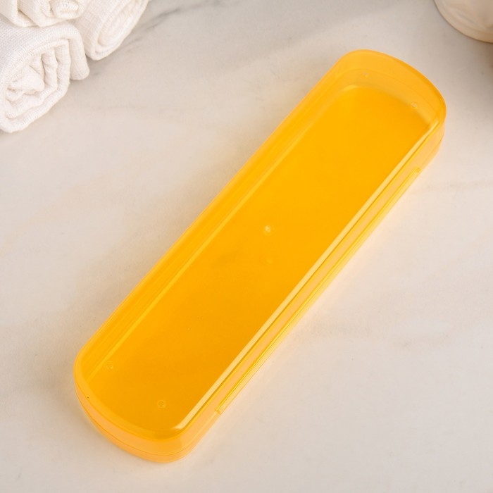 Футляр для зубной щётки и пасты, 21&times;6&times;3 см, цвет МИКС