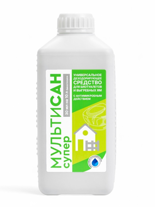 Жидкость для биотуалета универсальная &laquo;Мультисан Супер&raquo;, концентрат, 1 л