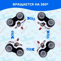 Машина-перевёртыш &laquo;Полиция&raquo;, работает от батареек, световые эффекты