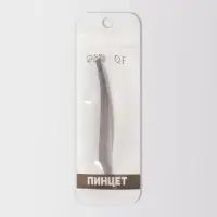 Пинцет для бровей, скошенный, узкий, 9 см