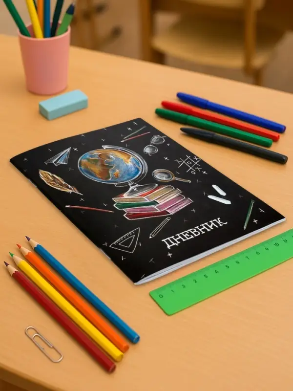 Дневник школьный для 1-11 классов, &laquo;Школа&raquo;, мягкая обложка, 40 листов