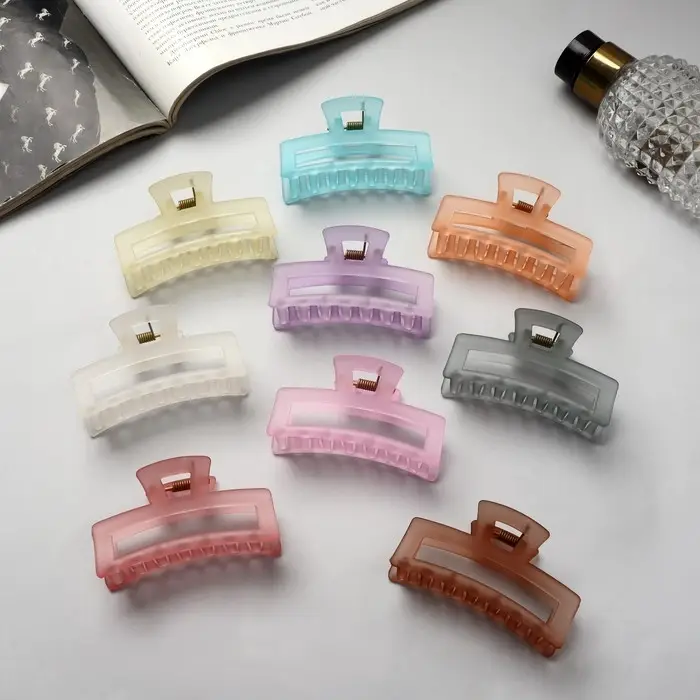 Крабик для волос &laquo;Туман&raquo;, прямой, 7 см, МИКС