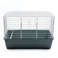 Клетка усиленная для кроликов, 60 х 36 х 40 см, серая