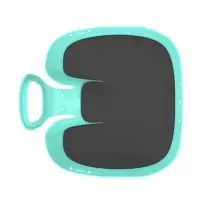 Санки-ледянки с мягкой сидушкой &laquo;Вираж&raquo;, бирюзовые, 39&times;37см