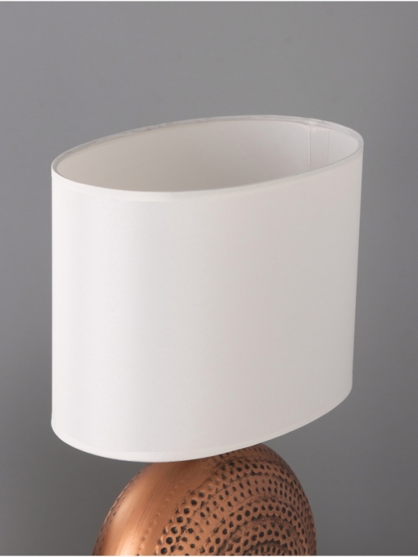 Настольная лампа "Аико" 1х15Вт Е14 коричневый 25х15х37см