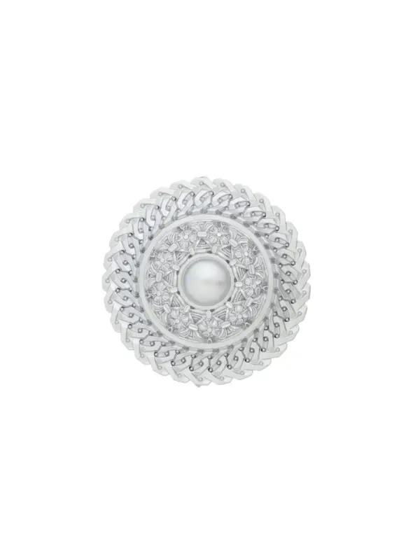 Крючок для штор CAPPIO KS030, d=95 мм, цвет серебро, 2 шт