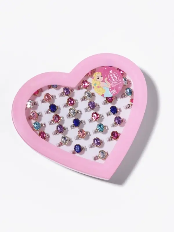 Кольцо детское Выбражулька &laquo;Драгоценность&raquo;, безразмерное, МИКС