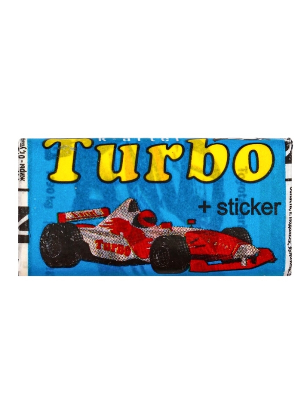 Жевательная резинка Turbosport racing, дыня, апельсин, яблоко, персик, 50*4,5 г