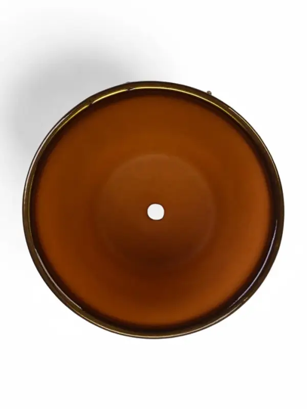 Горшок цветочный поддоном  2,5 л,  керамика, Миндаль (М)