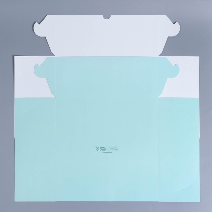 Коробка складная на 9 капкейков с окном &laquo;Счастливого Нового года&raquo;, 25 х 25 х 10 см, Новый год