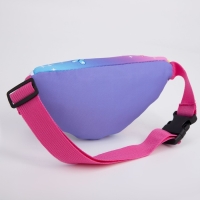 Сумка детская для девочки поясная &laquo;Единорог&raquo; 20 см х 10 см х 6 см