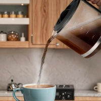 Кофейная станция кофеварка рожковая капельная КТ-7524 1800Вт