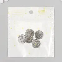 Сувенир кошельковый металл "Время - Деньги" 2х2 см