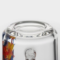 Кружка стеклянная &laquo;Тропические птицы&raquo;, 200 мл, рисунок МИКС