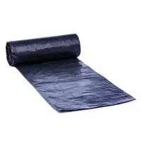 Мешки для мусора 180 л, ПВД, 20 мкм, 10 шт. в рулоне, чёрные