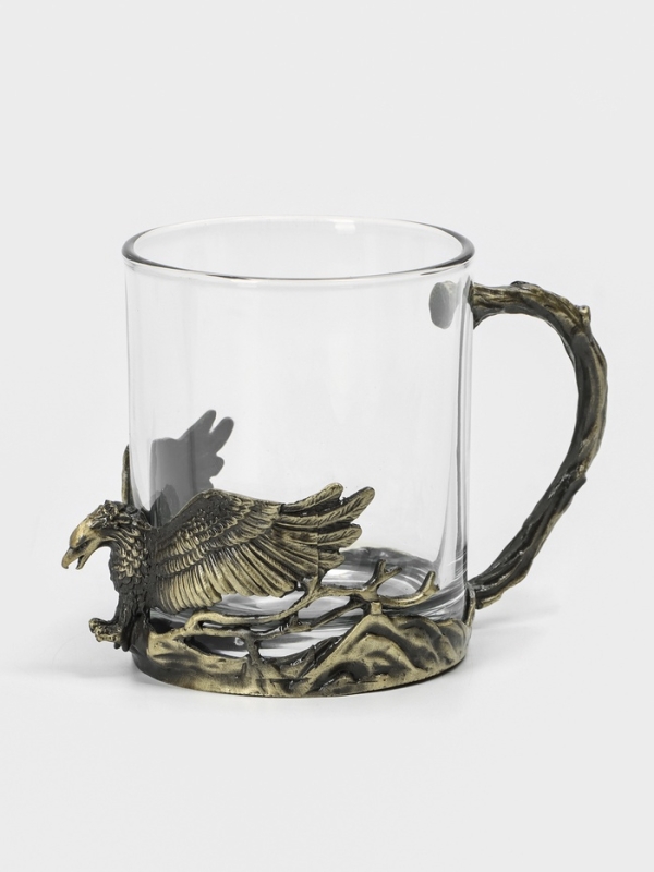 Стакан "Орёл", мельхиор