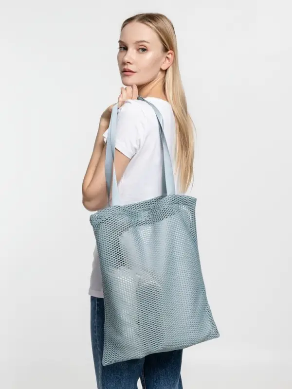 Шопер Verkko, серо-голубой