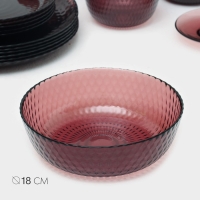 Столовый сервиз Luminarc &laquo;Идиллия&raquo;, 43 предмета, стекло, лилак