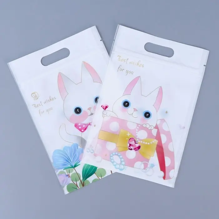 Пакет подарочный, с zip-lock застежкой, "Милые котики", 15х23 &plusmn; 1см