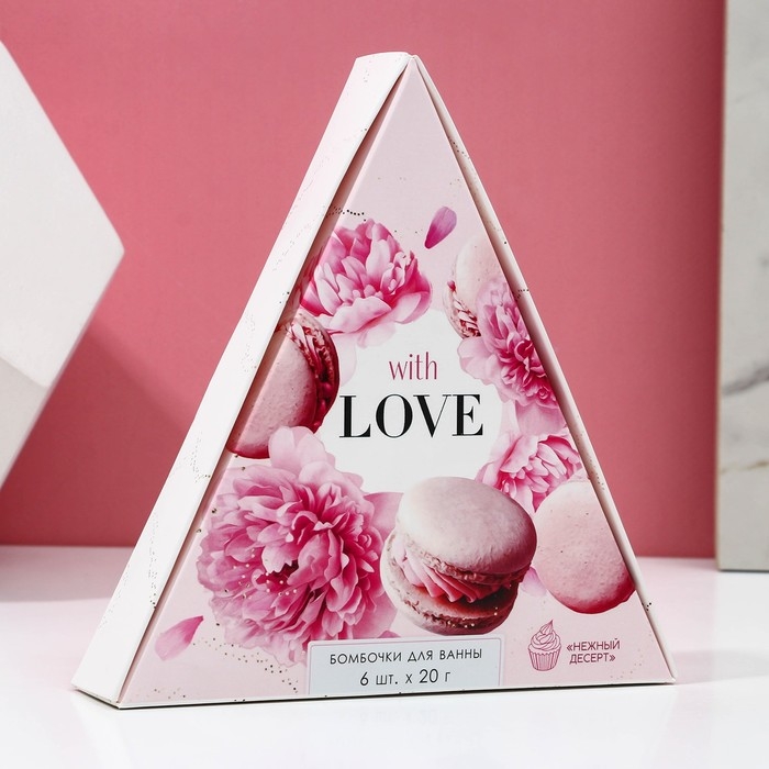 Набор бомбочки для ванны ЧИСТОЕ СЧАСТЬЕ &laquo;С 8 Марта&raquo;, 6х20 г