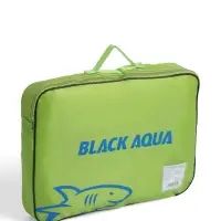 Коньки детские раздвижные BlackAqua, р. 26-29, для фитнеса, зелёные, синие