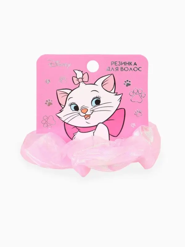 Резинка для волос &laquo;Перламутр&raquo; розовая, Коты аристократы