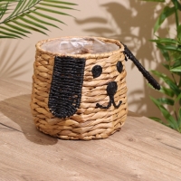 Корзина плетёная "Собачка" 22,5х22,5х19 см